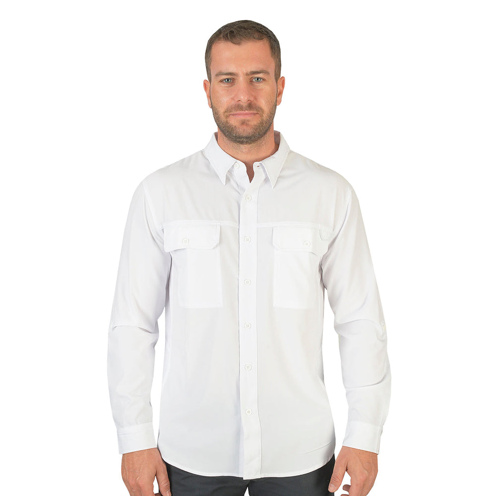 Camisa Outdoors Cool Max Blanco A2065