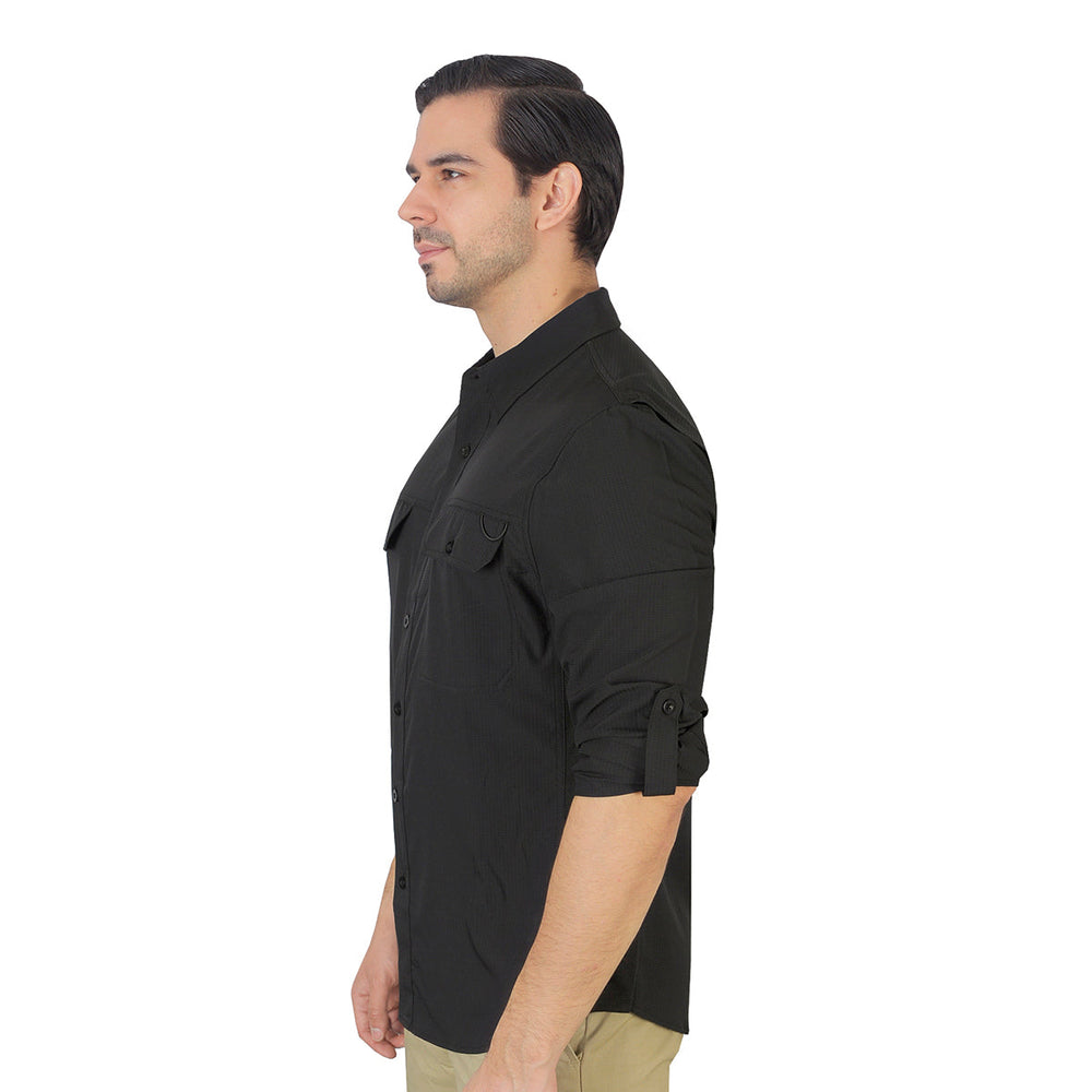 Camisa Outdoors Cool Max Negro A2065