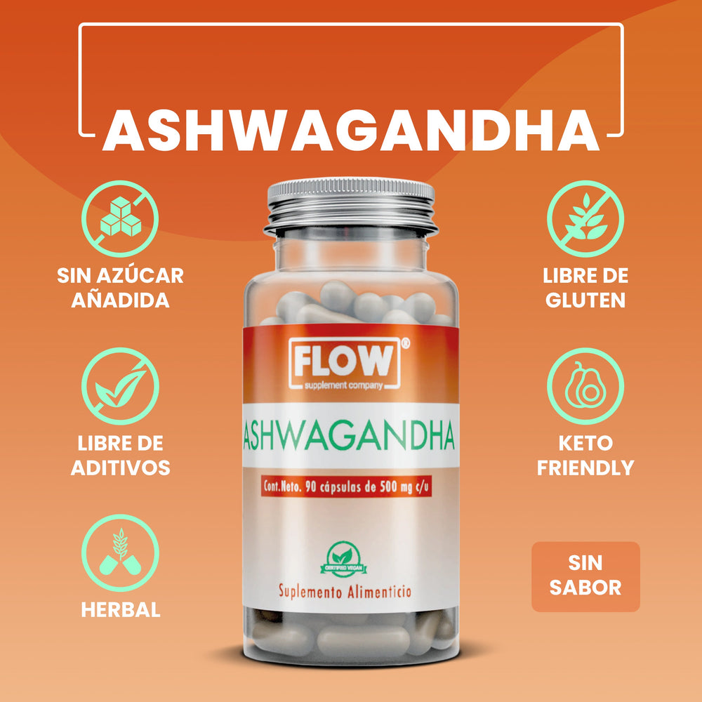 Ashwagandha / 90 cápsulas de 500 mg c/u