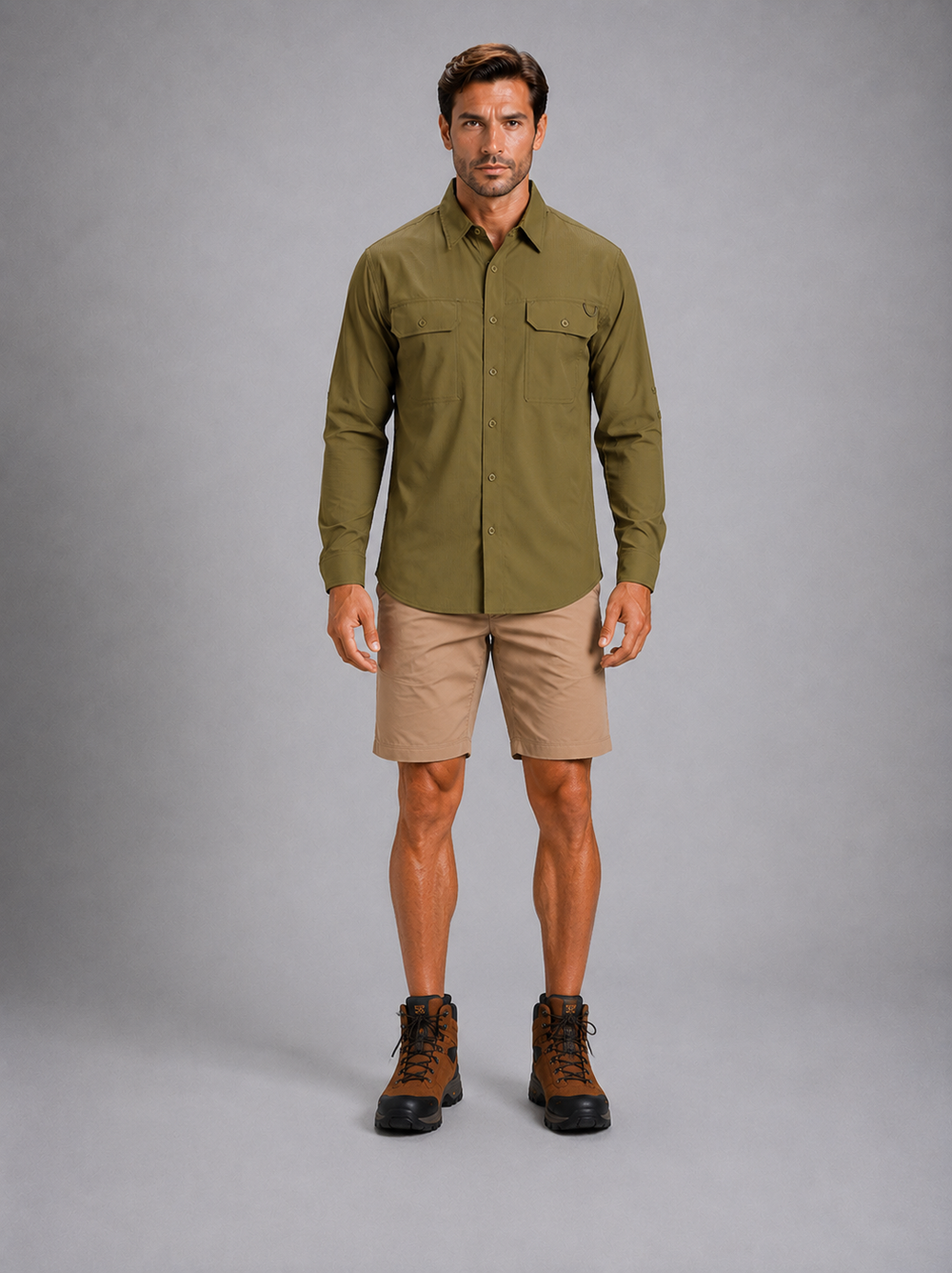 Camisa Outdoors Cool Max Militar A2065