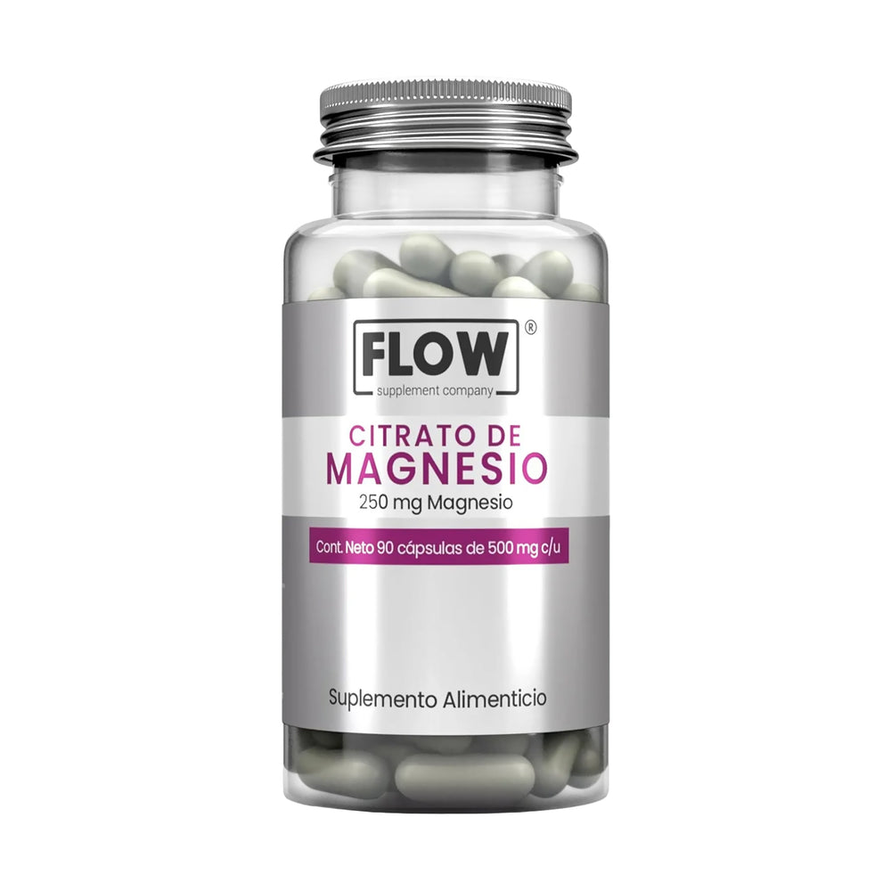 Citrato de Magnesio / 90 cápsulas de 500 mg c/u