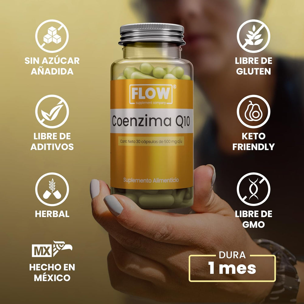 Coenzima Q10 (120mg) / 30 cápsulas de 500 mg c/u