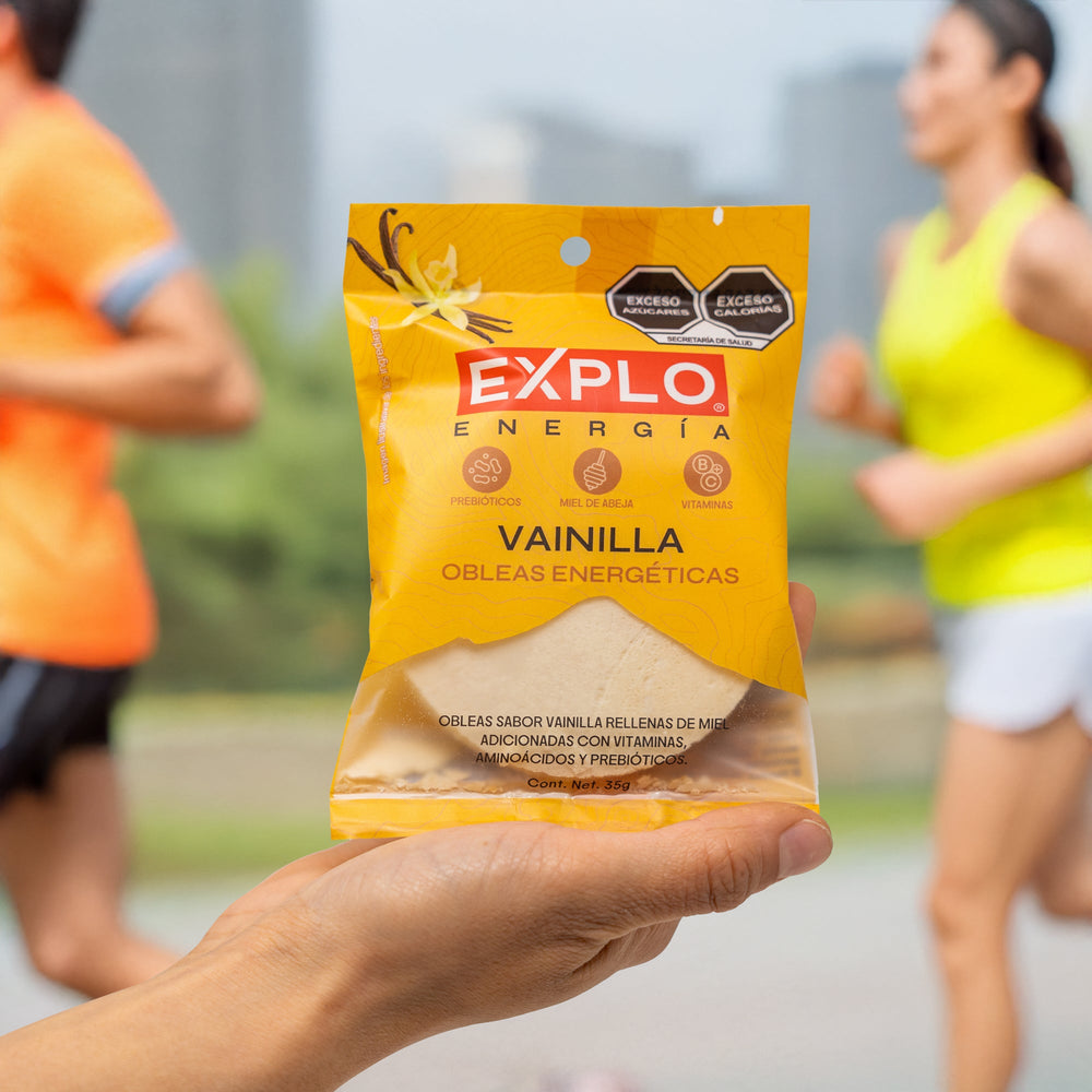 Obleas energéticas sabor Vainilla 35g