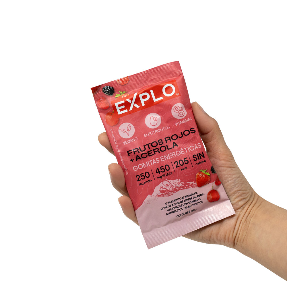 Pack de 12 Gomitas Energéticas Frutos Rojos + Acerola