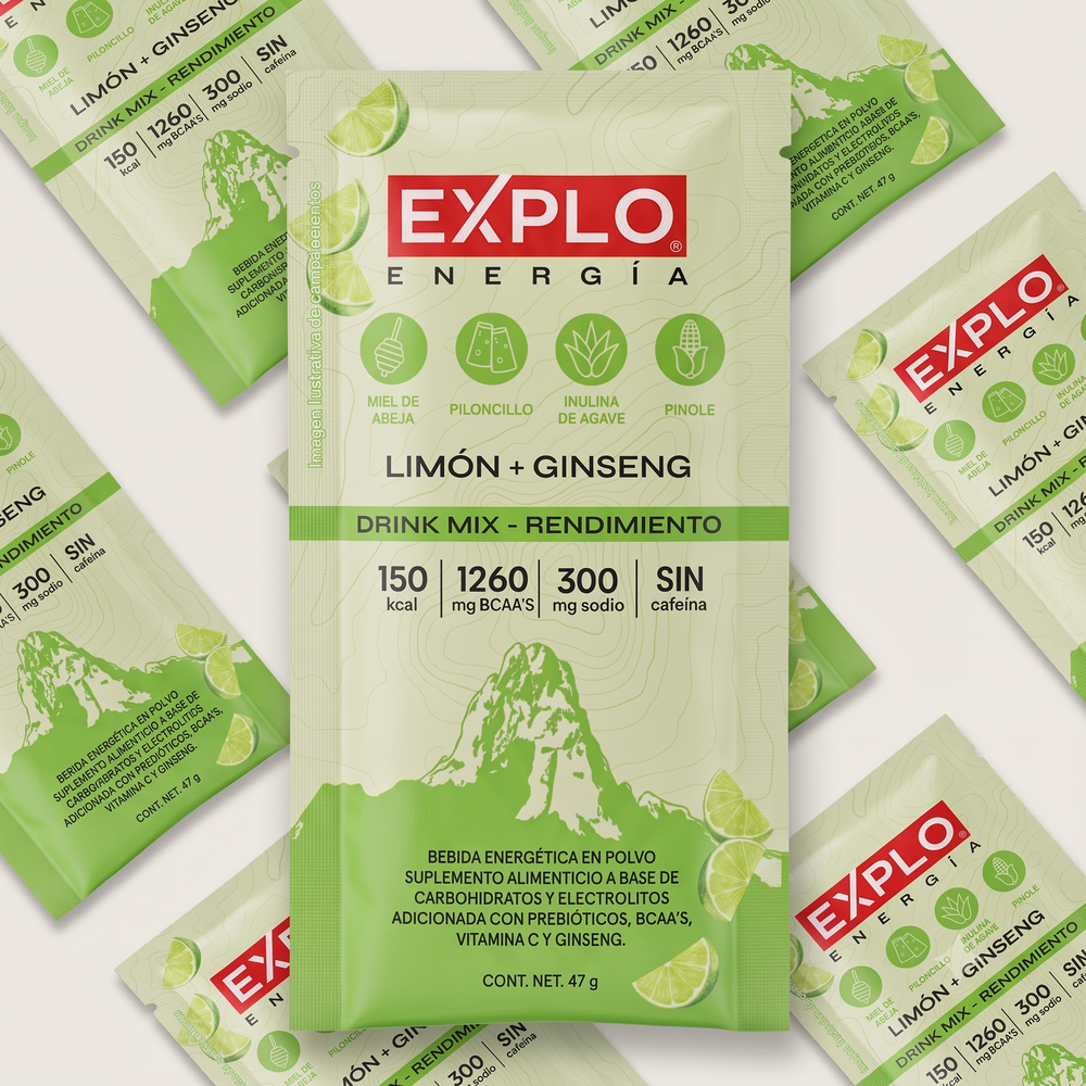 Drink Mix Sabor Limón + Ginseng 47g