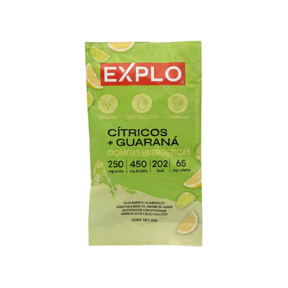 Pack de 12 Gomitas Energéticas Cítricos + Guaraná