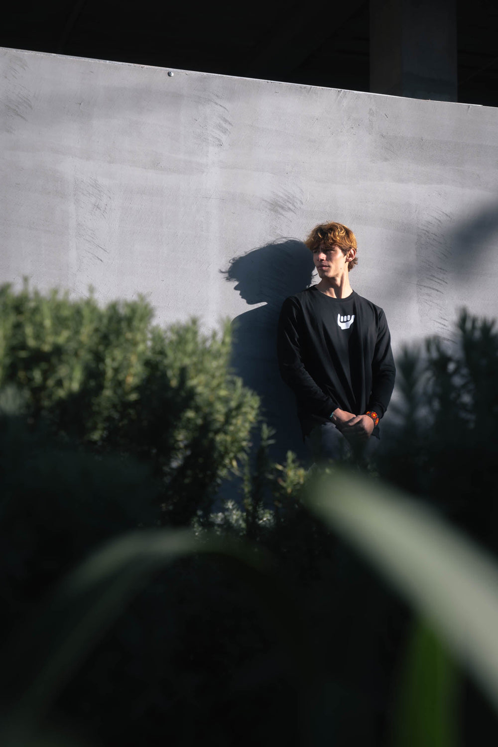 T-SHIRT SHAKA LONG SLEEVE BLACK