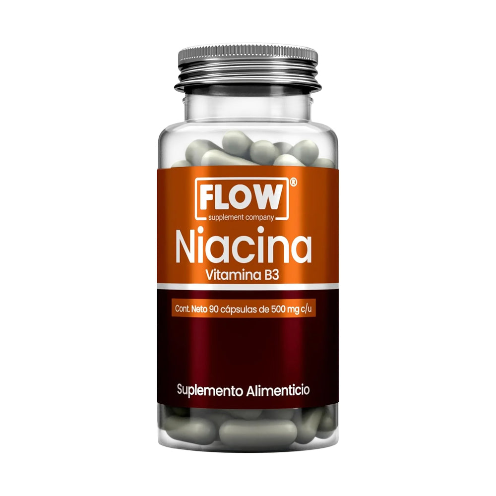 Niacina (Vitamina B3) / 90 cápsulas de 500 mg c/u