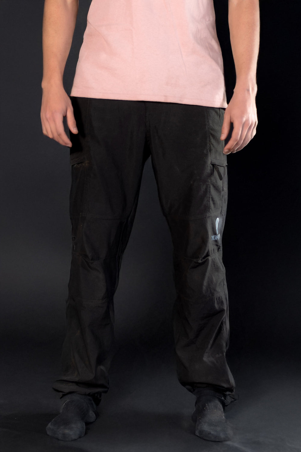 AlpineLight Flex Negro– Pantalones de Escalada de Nylon