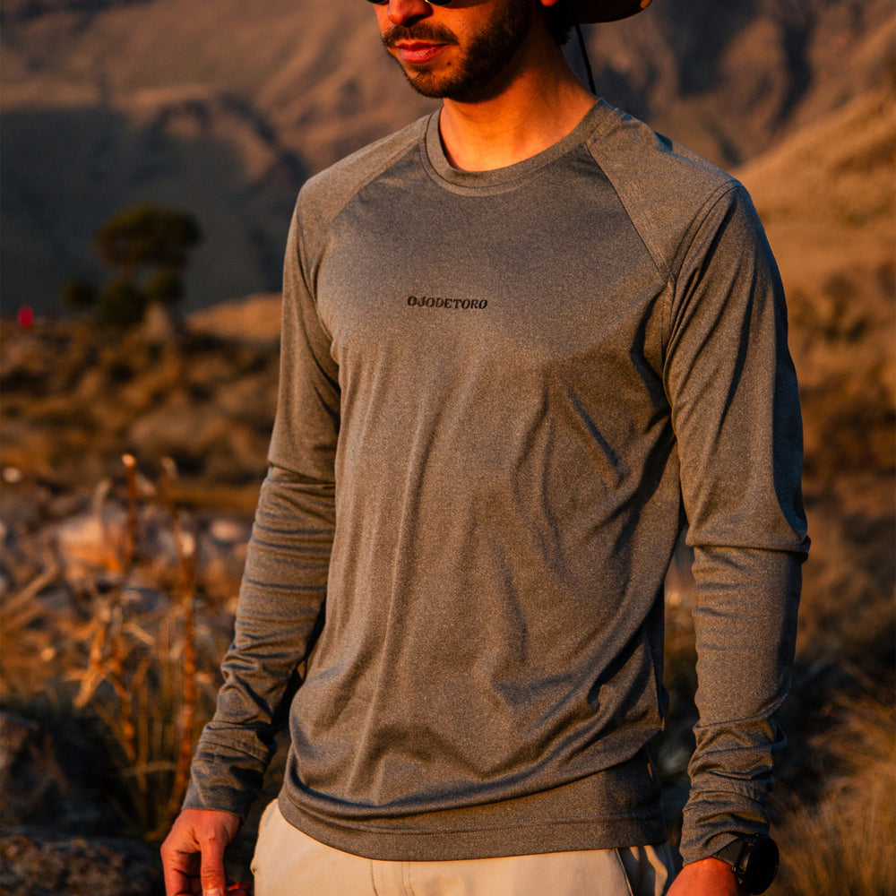 Summit Long Sleeve | UPF50+ Base Layer – Dark Grey