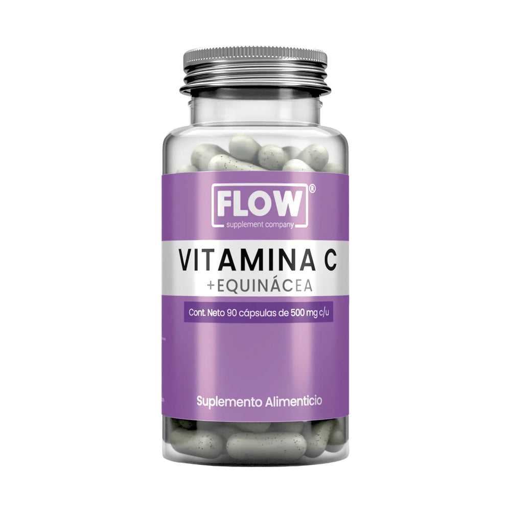 Vitamina C + Equinácea / 90 cápsulas de 500 mg c/u