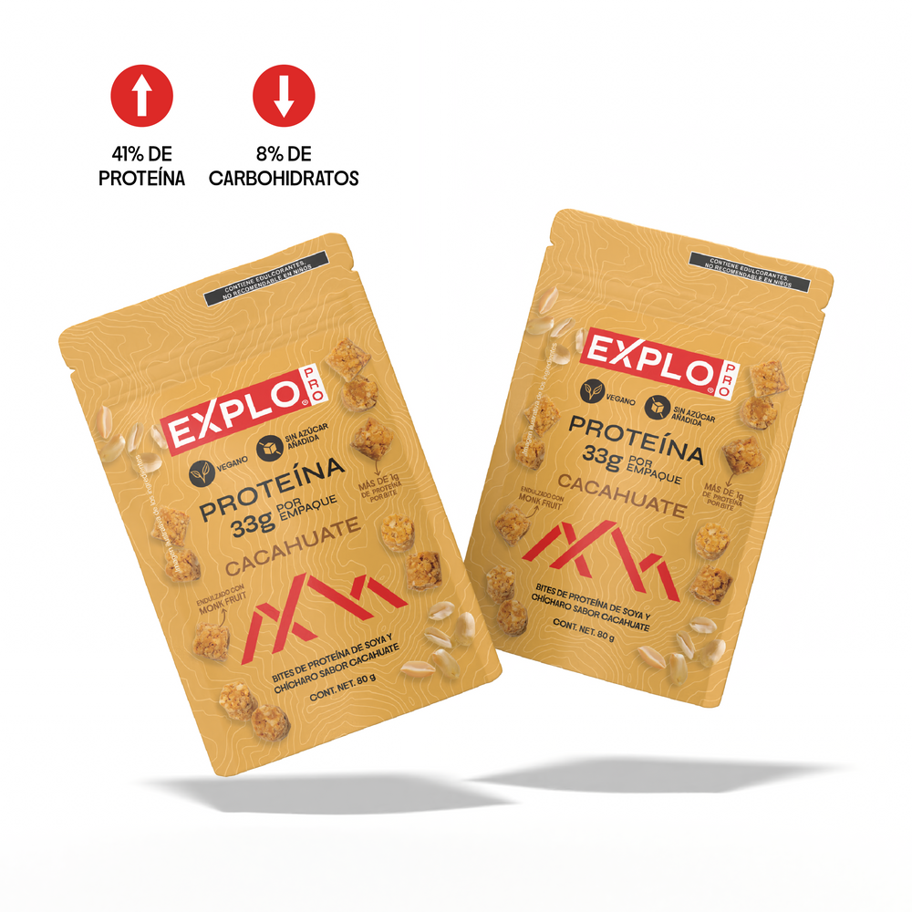 Bites de Proteína sabor Cacahuate