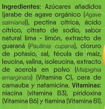 Pack de 12 Gomitas Energéticas Cítricos + Guaraná
