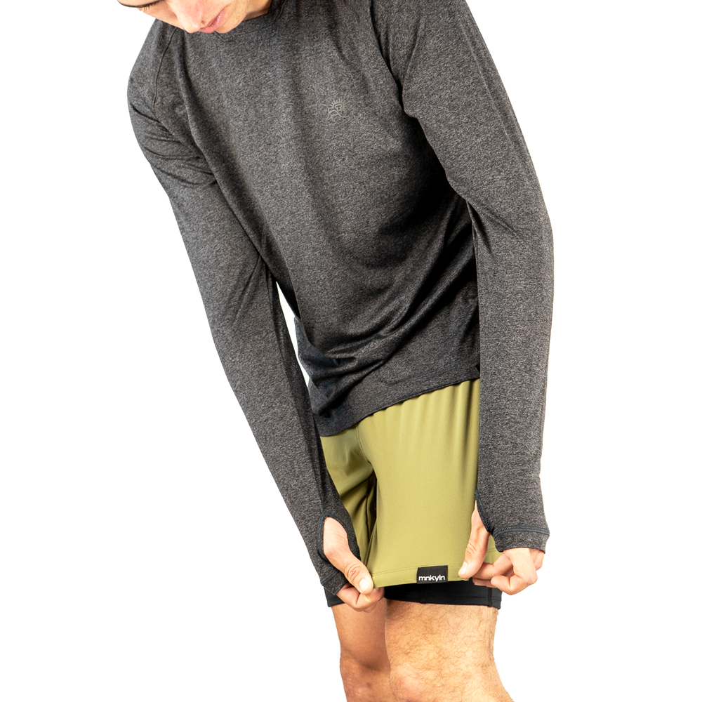 Shorts Running Green - Hombre