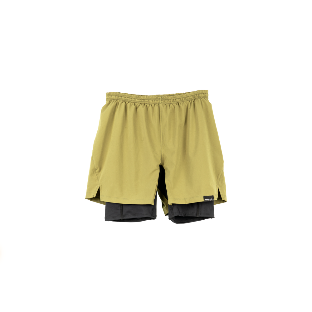 Shorts Running Green - Hombre