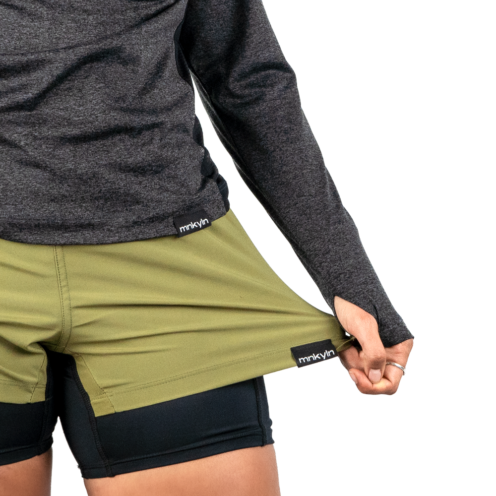 Short Running Green - Mujer