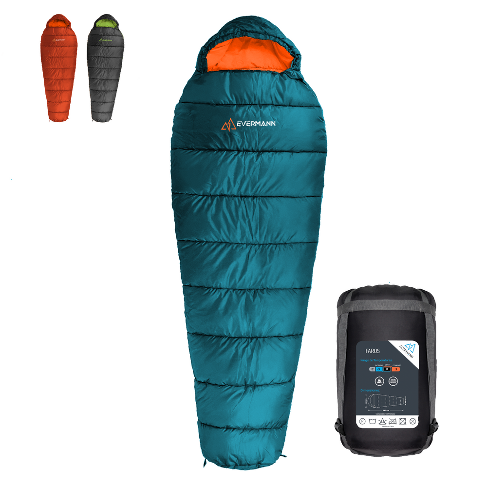 Sleeping Bag Faros -5°C Azul