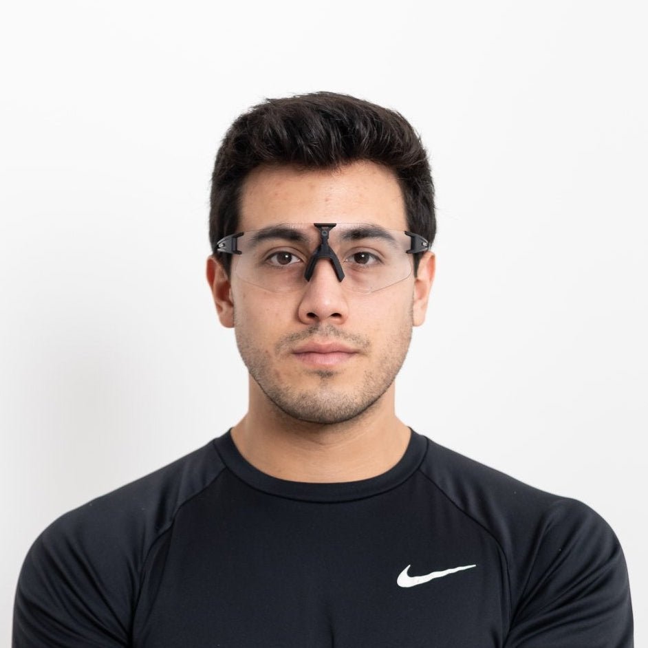 Lentes deportivos fotocromáticos para correr y ciclismo UMBRAL Marca RACSOL con protección UV400.