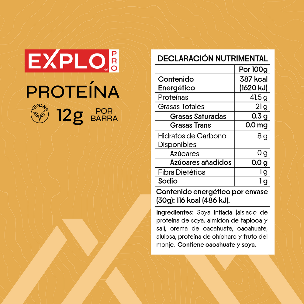 Caja 4 Barras de Proteína Cacahuate