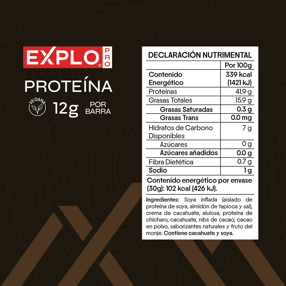 Caja 4 Barras de Proteína sabor Chocolate