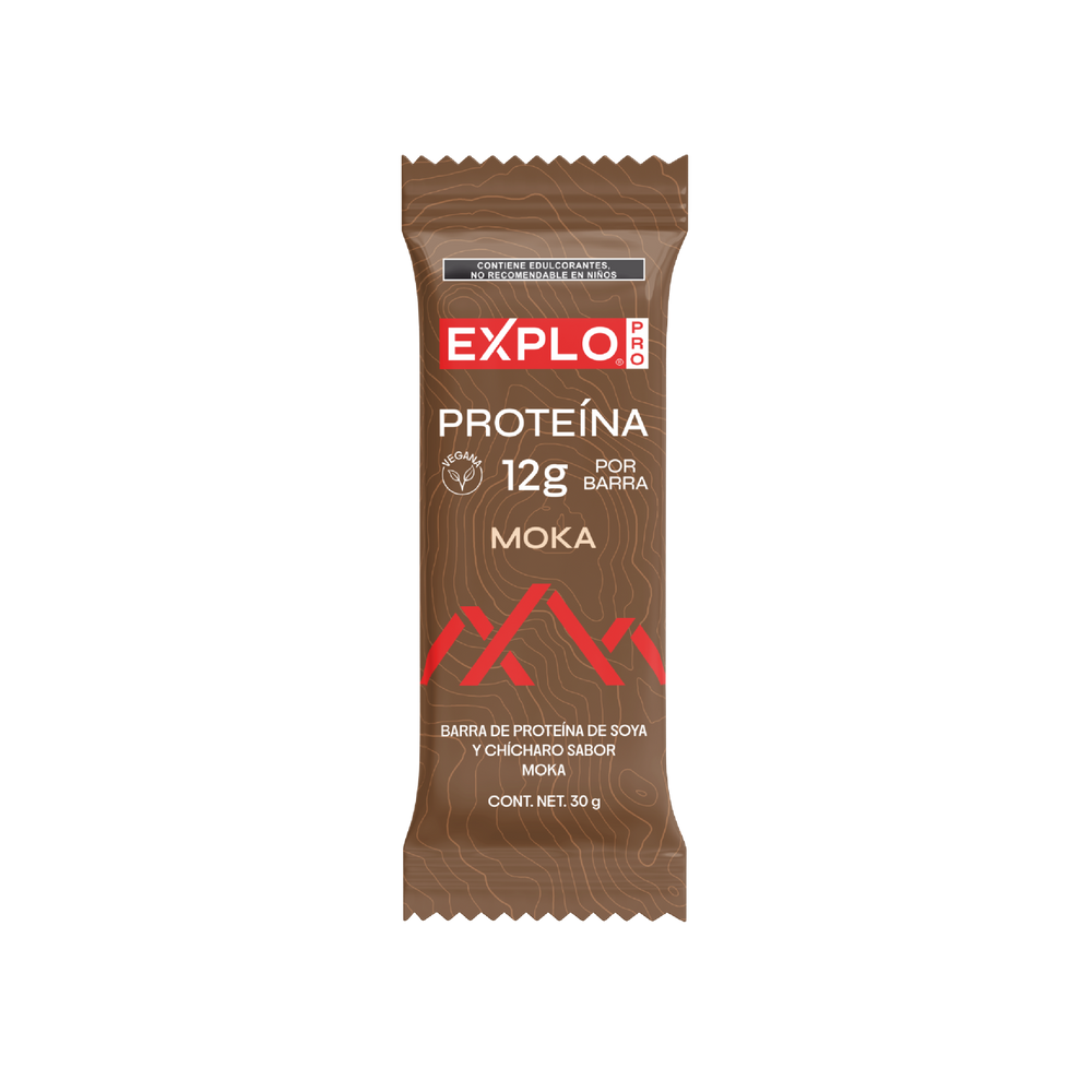 15 Pack Barra de Proteína Mix - 5 cacahuate, 5 moka, 5 chocolate