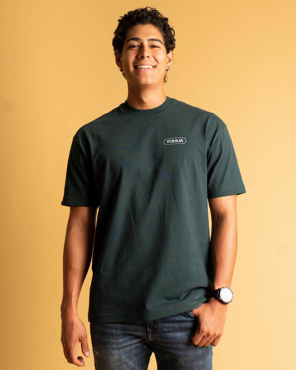 Yohua "Orquídea Pelícano" Heavyweight Tee | 265g