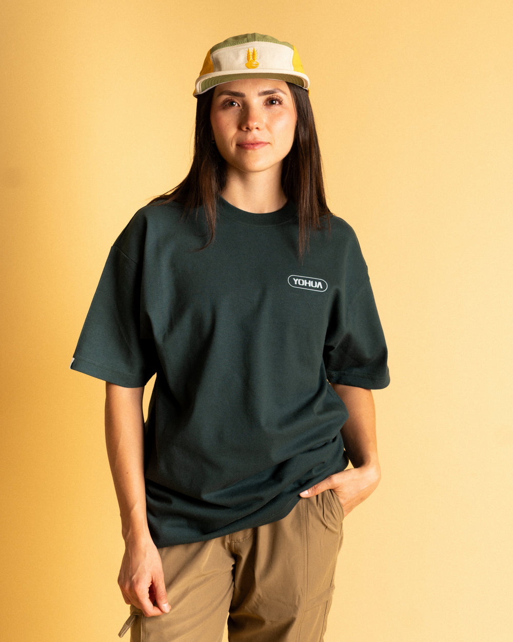 Yohua "Orquídea Pelícano" Heavyweight Tee | 265g