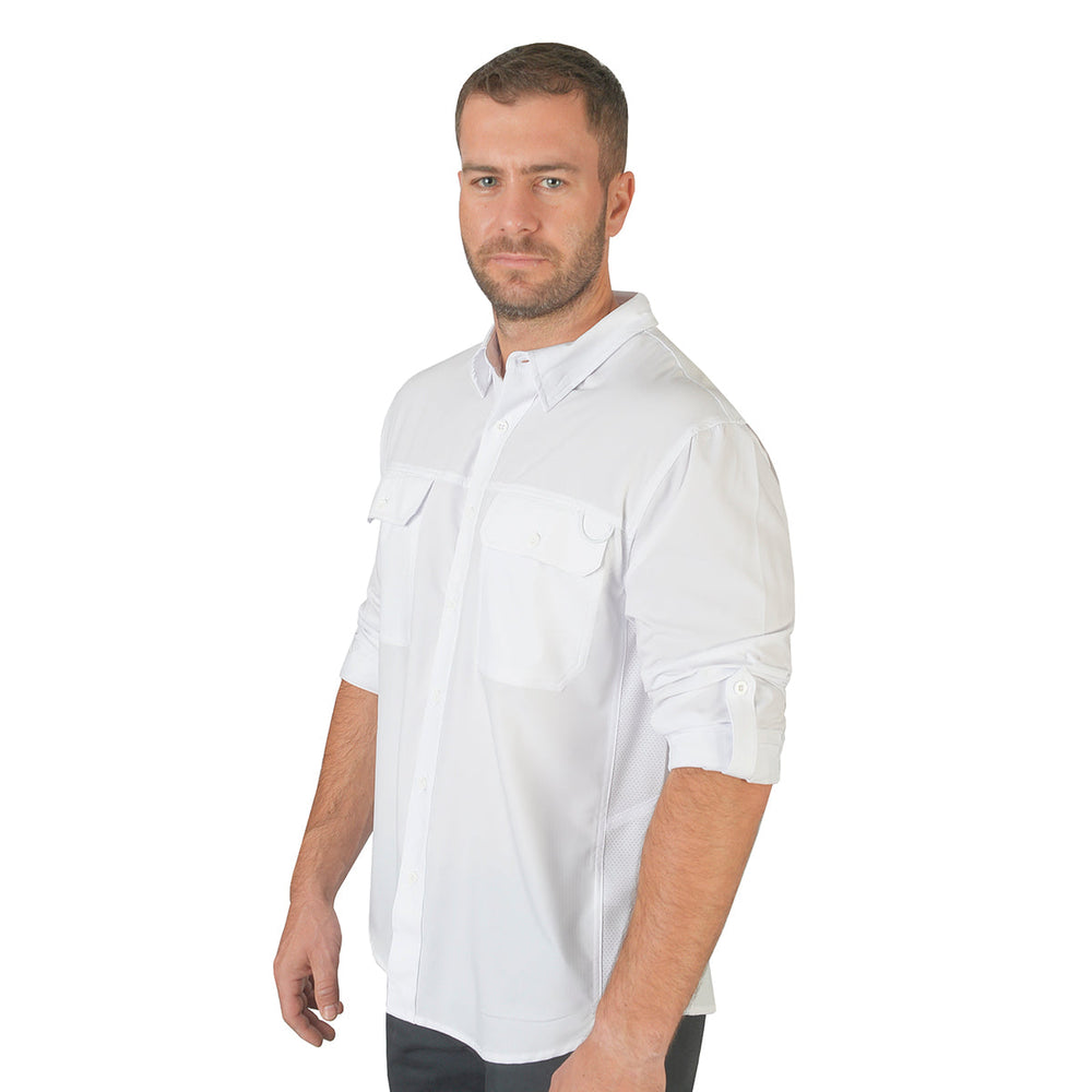Camisa Outdoors Cool Max Blanco A2065
