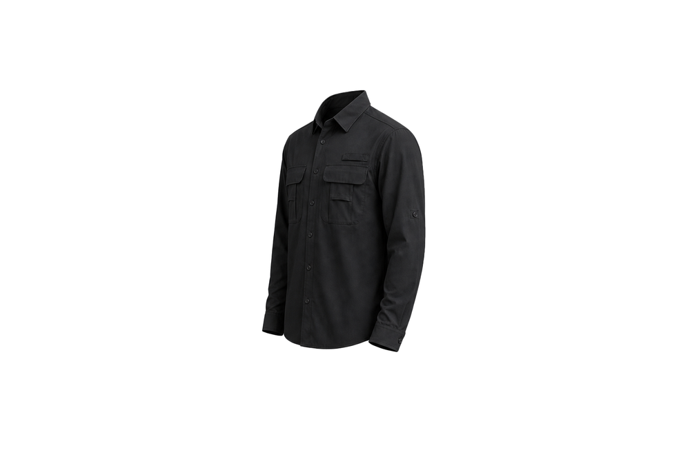 Camisa Outdoors Explore Negro A2695