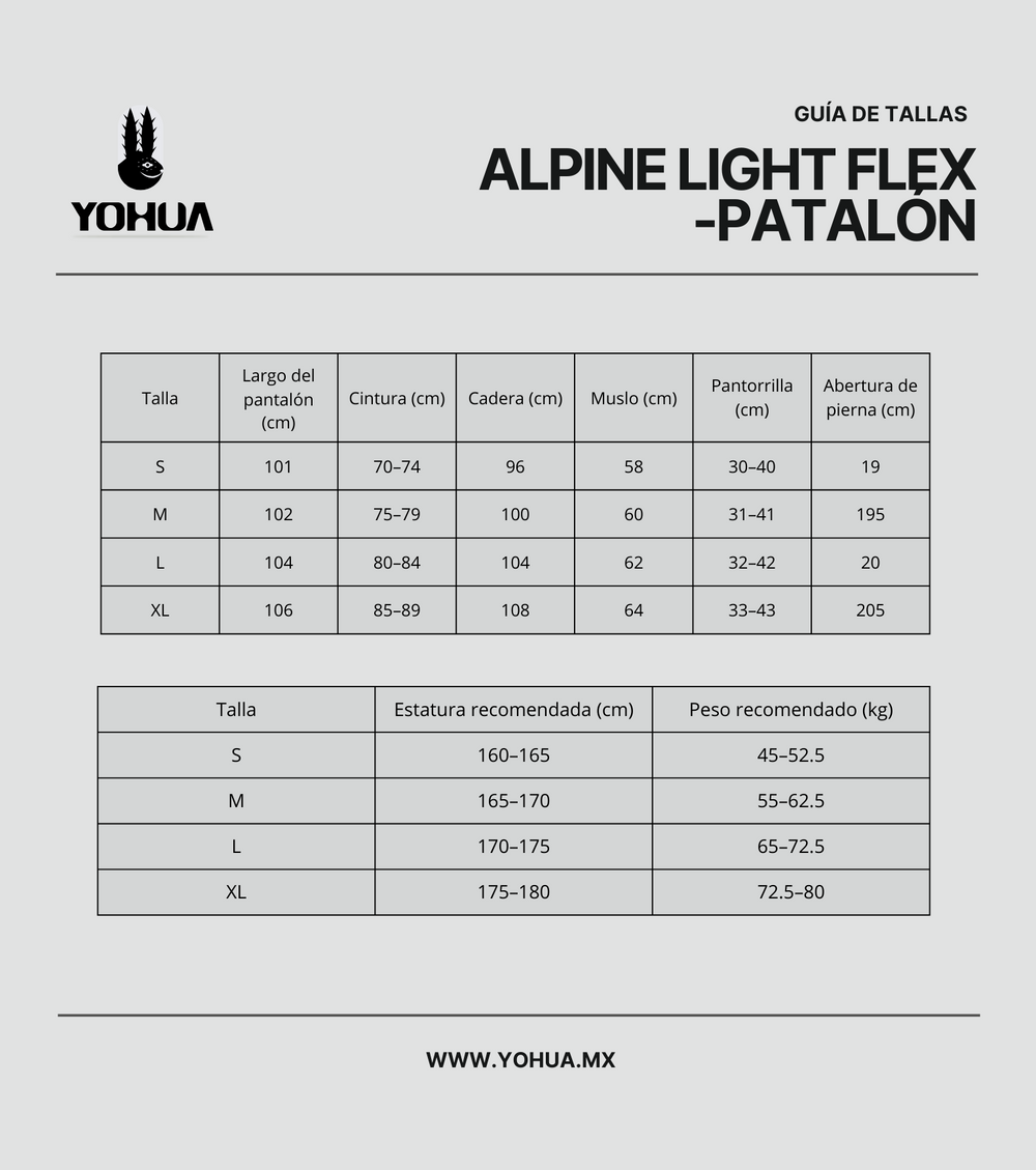 AlpineLight Flex Negro– Pantalones de Escalada de Nylon