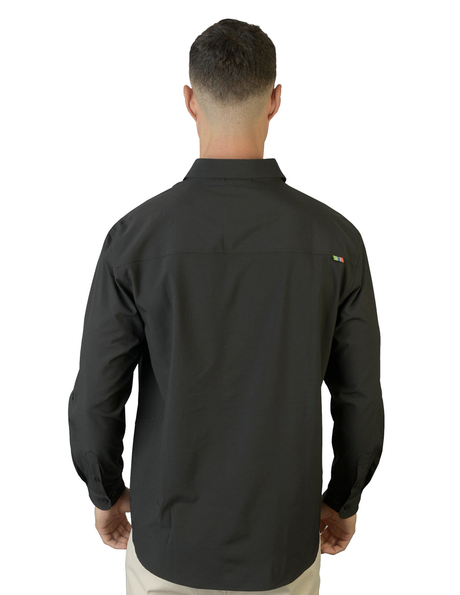 Camisa Outdoors Baja Negro C1765