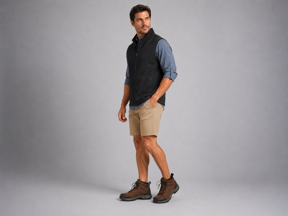 Chaleco Outdoors 9010 Negro G0100