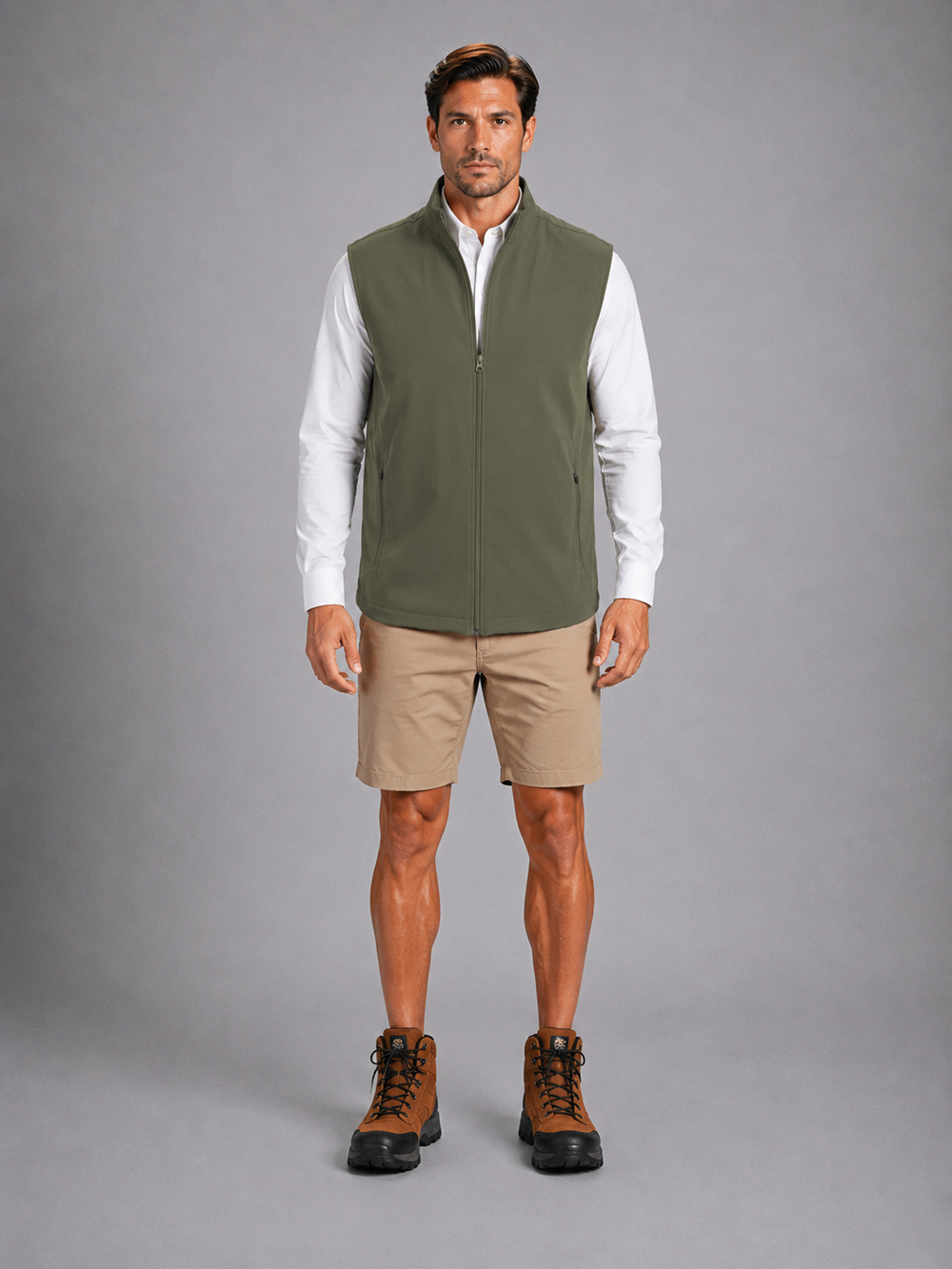 Chaleco Outdoors 9010 Olivo G0100