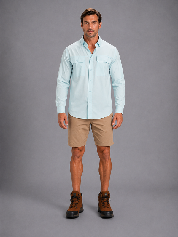 Camisa Outdoors Cool Max Cielo A2065