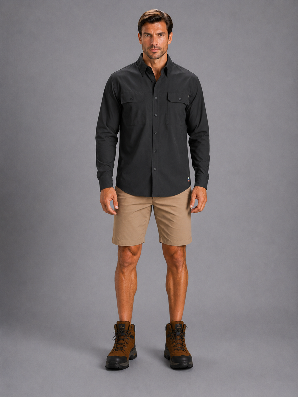 Camisa Outdoors Cabos Negro C1755