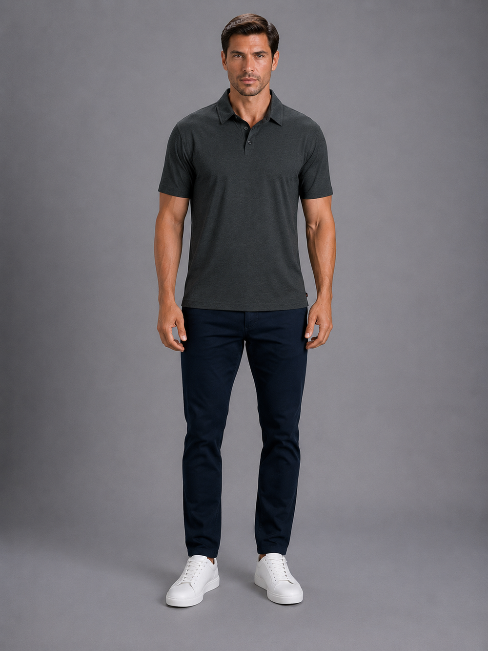 Polo Golf Pebble Beach Charcoal E0150