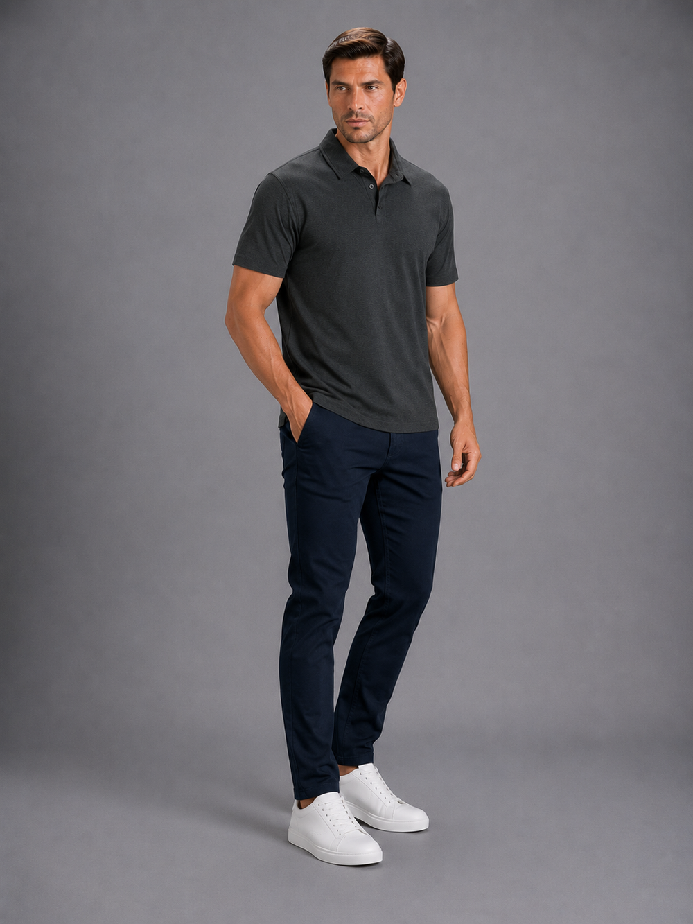 Polo Golf Pebble Beach Charcoal E0150