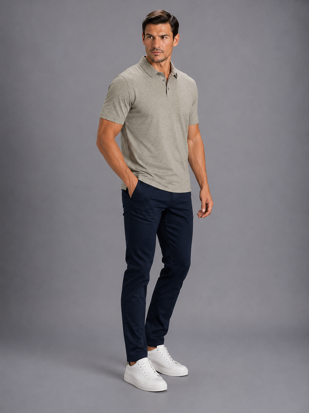 Polo Golf Pebble Beach Grey E0150