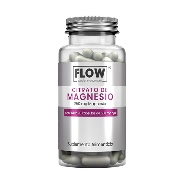 Citrato de Magnesio / 90 cápsulas de 500 mg c/u