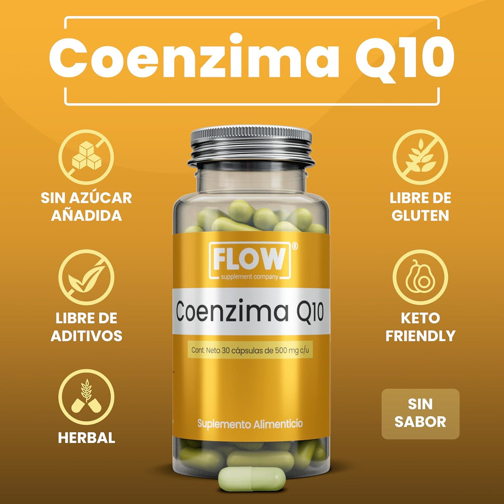 Coenzima Q10 (120mg) / 30 cápsulas de 500 mg c/u