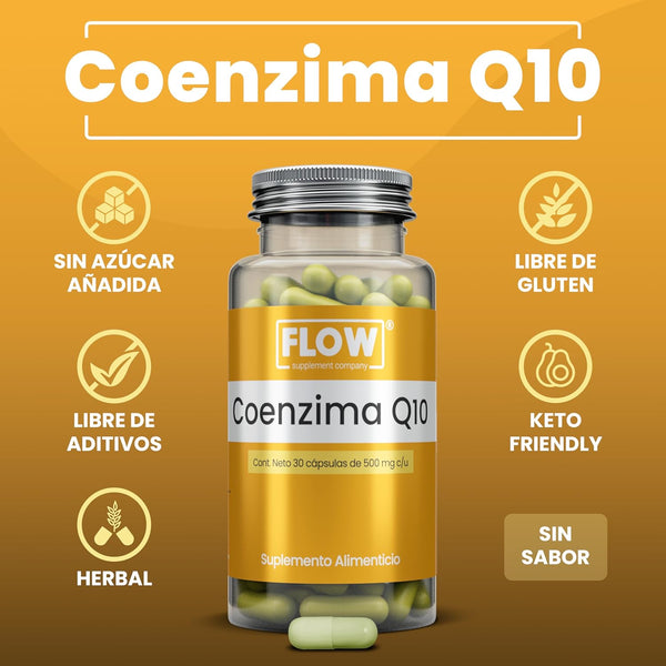 Coenzima Q10 (120mg) / 30 cápsulas de 500 mg c/u