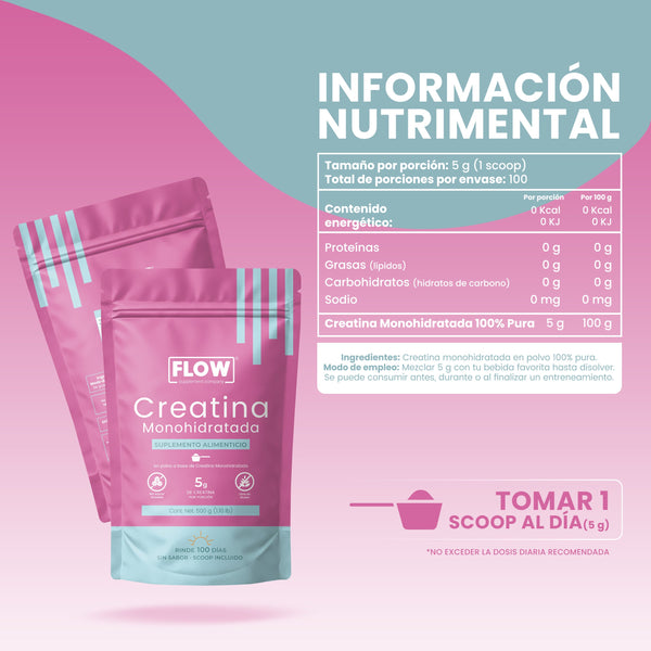 Creatina Monohidratada 100% pura