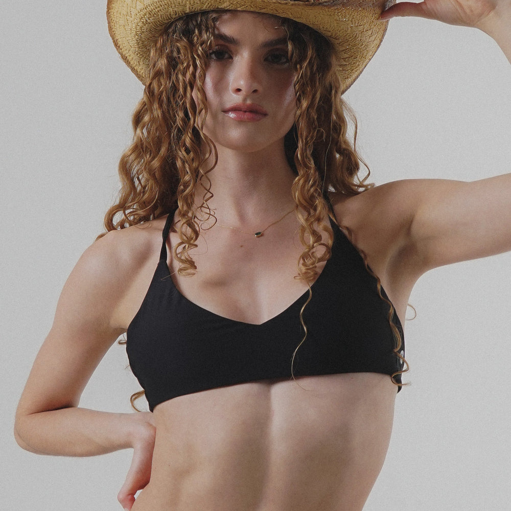 Surf Inti Negro Bikini Top.