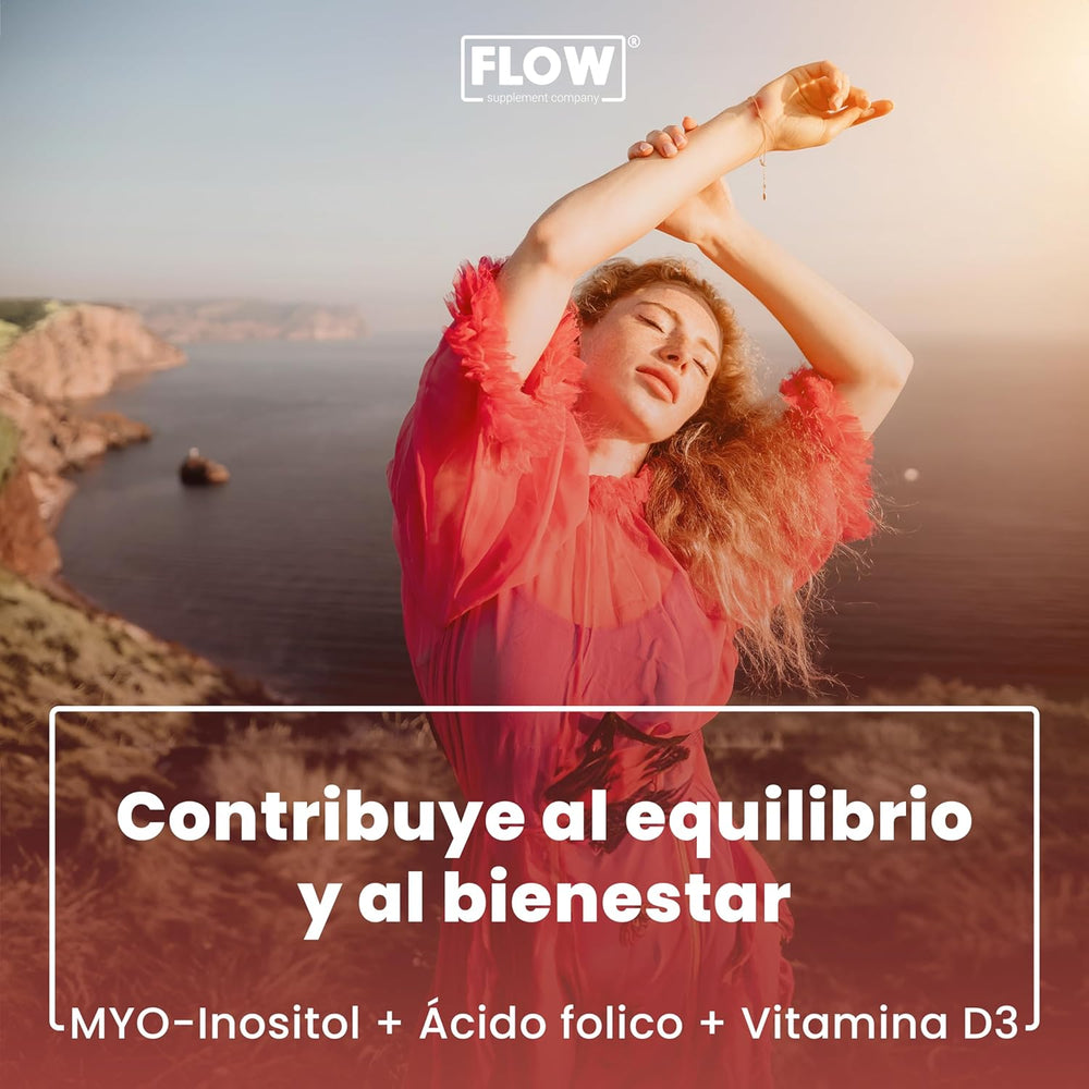 Myo Inositol + Ácido Fólico + Vitamina D3 / 90 cápsulas de 500 mg c/u