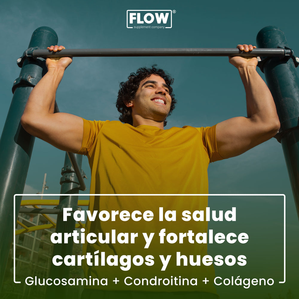 Natuflex / Glucosamina + Condroitina + Colágeno / 90 cápsulas de 500 mg c/u