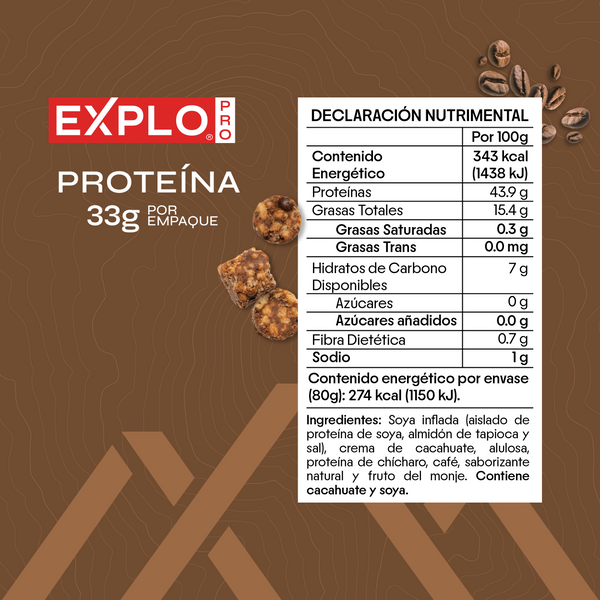 Bites de Proteína sabor Moka