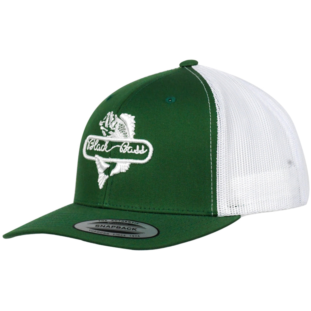 BLACK BASS Gorra Panel Snapback Evergreen/White 6606TEGWH-ONE