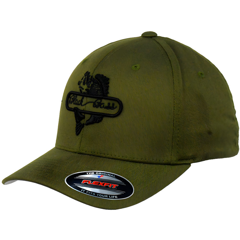 BLACK BASS Gorra Flexfit Olive 6277OL
