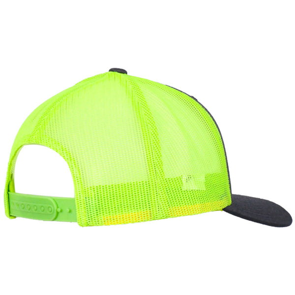 BLACK BASS Gorra Panel Snapback Charcoal/Neon Green 6606TCHNG-ONE