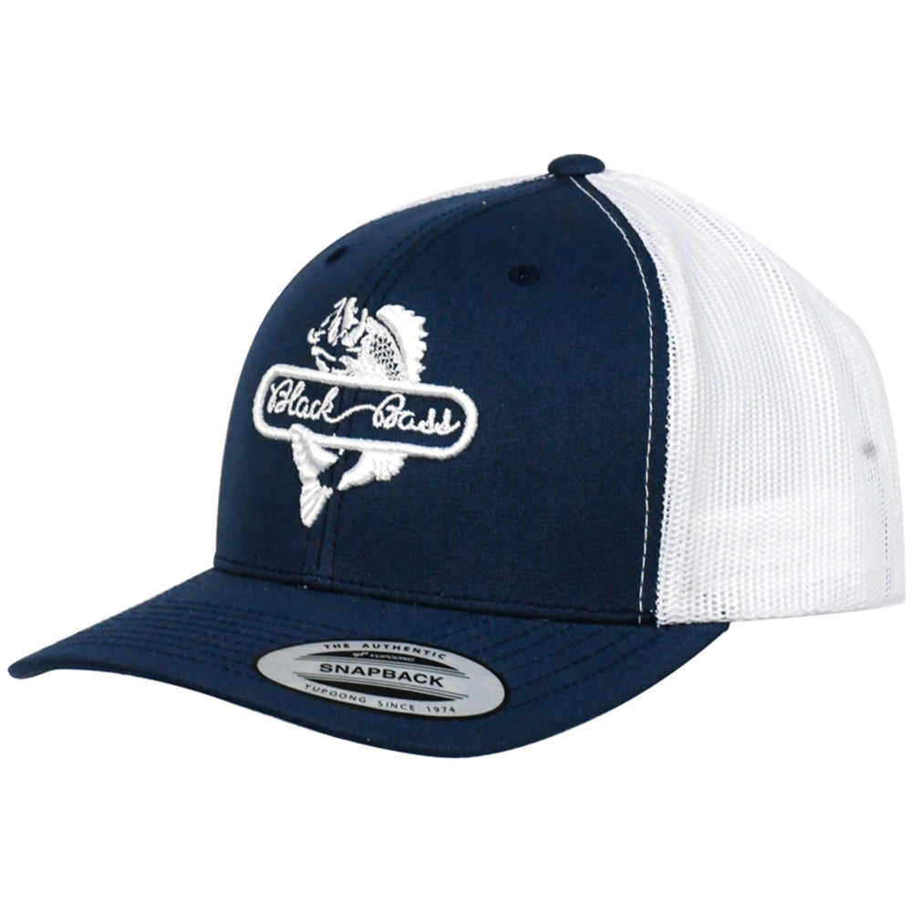 BLACK BASS Gorra Panel Snapback Navy Hat/White 6606TNVWH-ONE